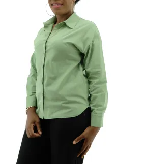 0092L23296, Morelli - Ladies' Long Slv Button Down Shirt