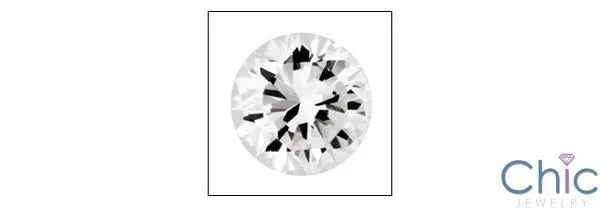 0.25 Round Brilliant Cubic Zirconia CZ Loose stone