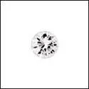 0.25 Round Brilliant Cubic Zirconia CZ Loose stone