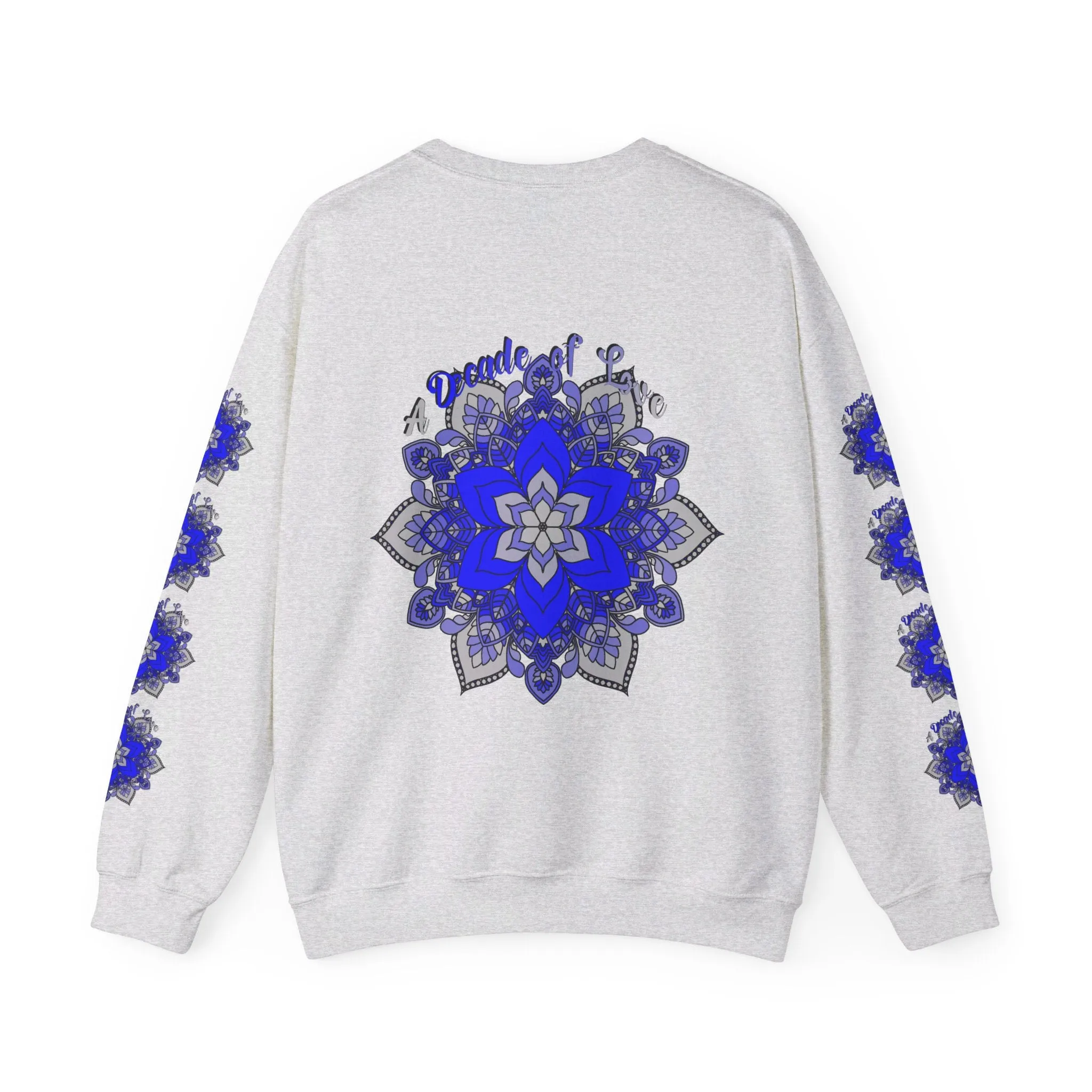 10th Anniversary Mandala Design Unisex Sweatshirt