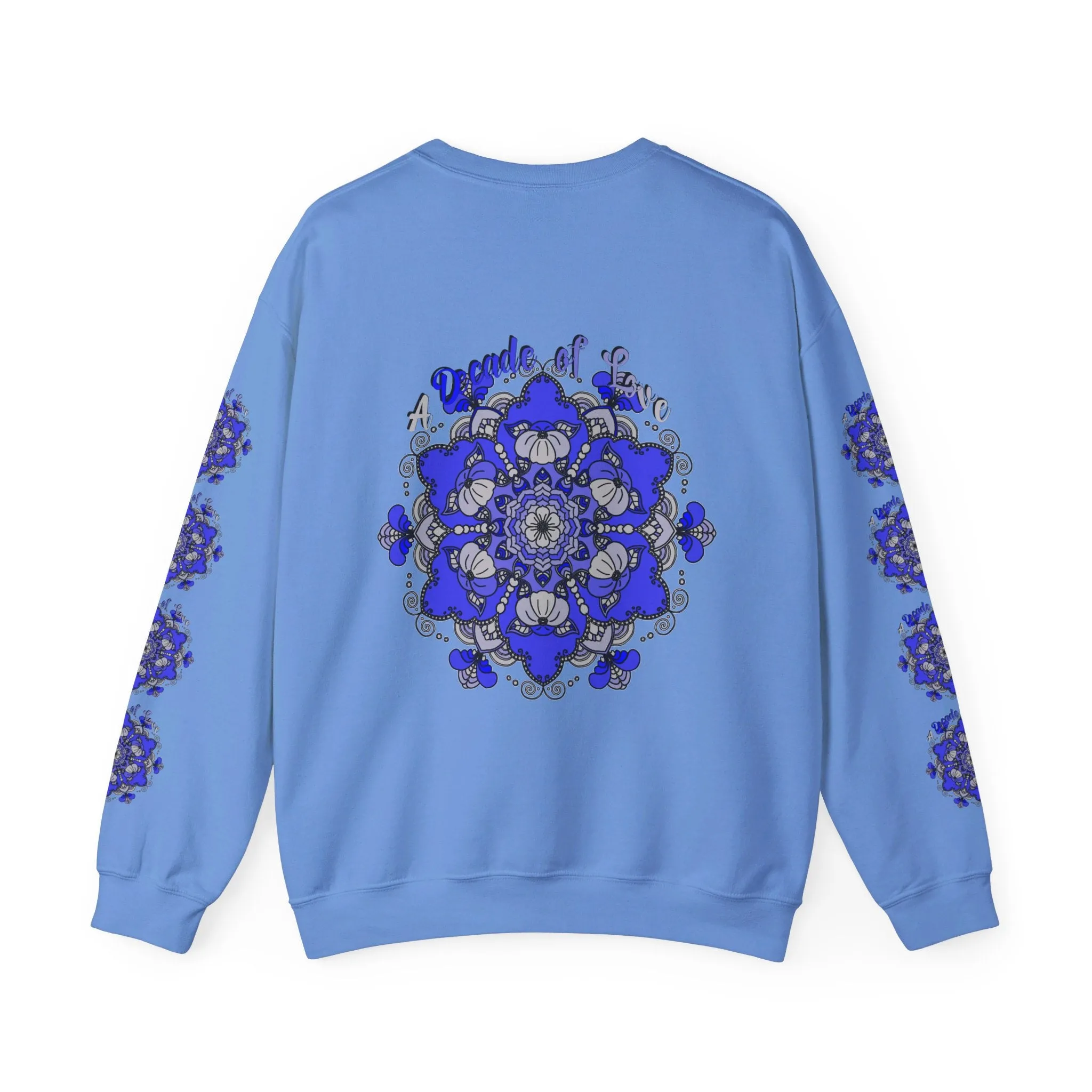 10th Anniversary Mandala Design Unisex Sweatshirt