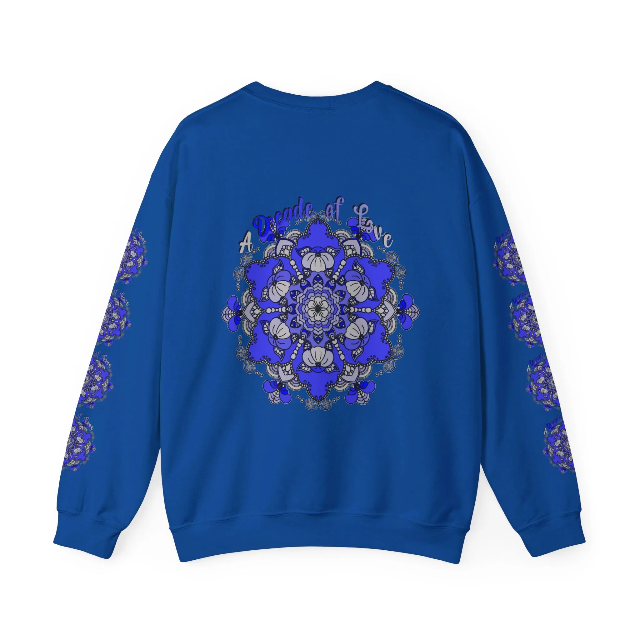 10th Anniversary Mandala Design Unisex Sweatshirt