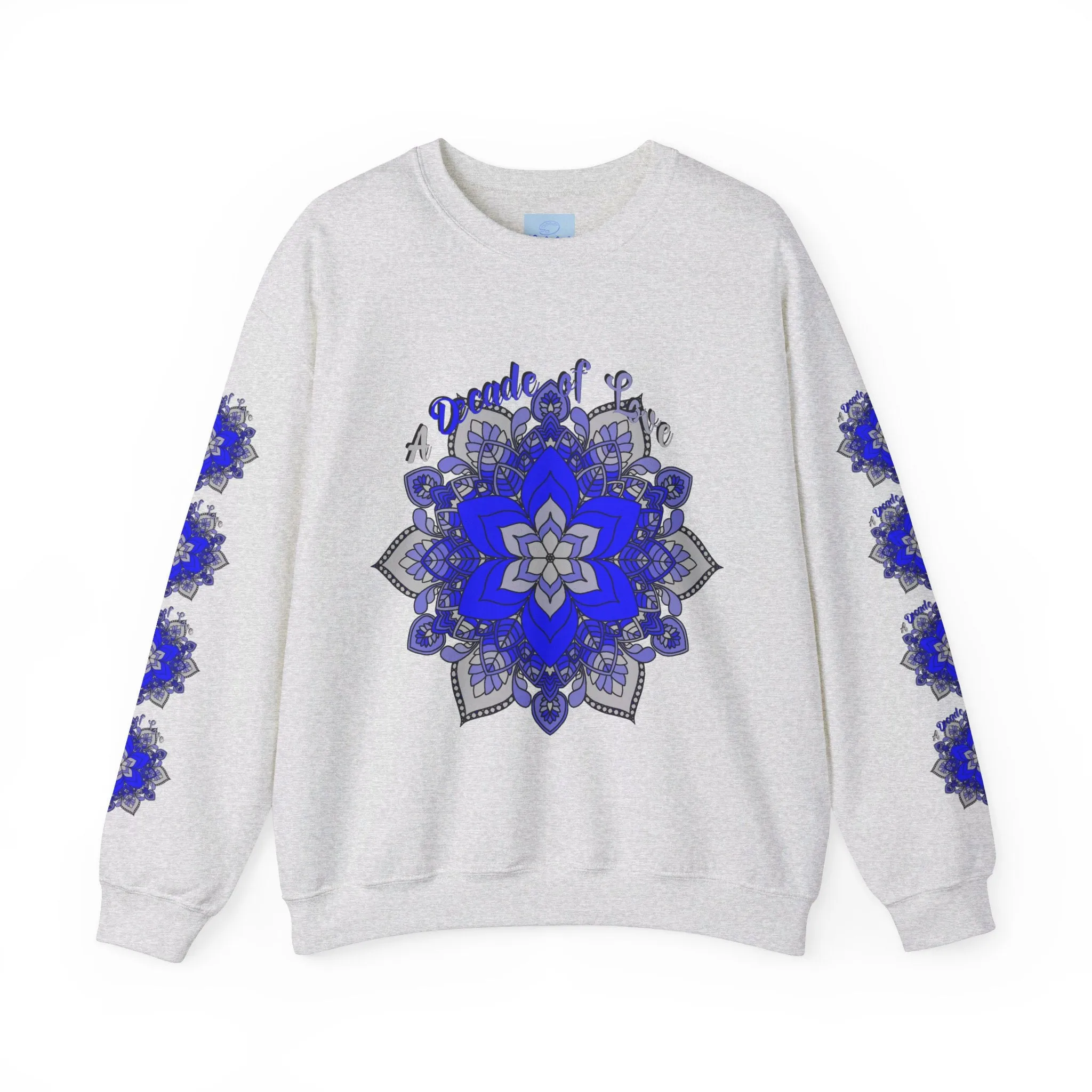 10th Anniversary Mandala Design Unisex Sweatshirt