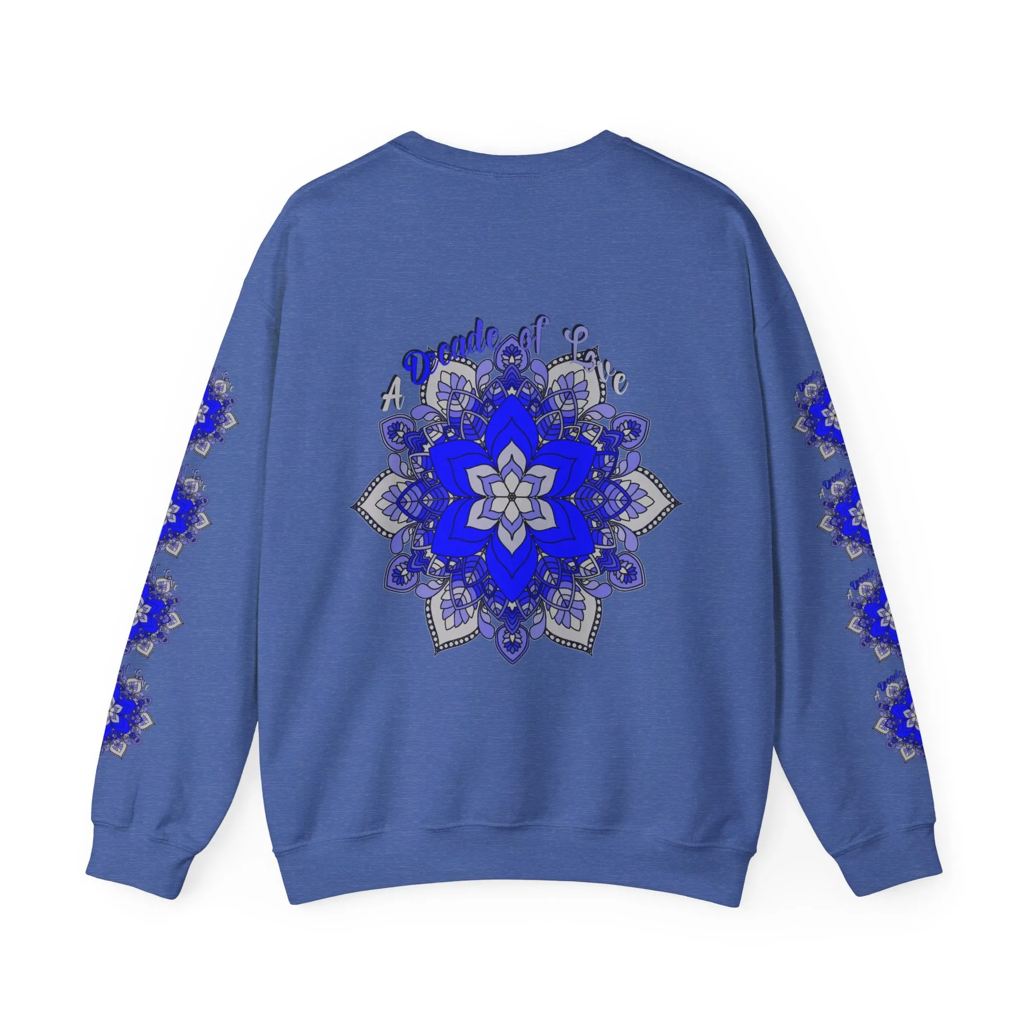 10th Anniversary Mandala Design Unisex Sweatshirt