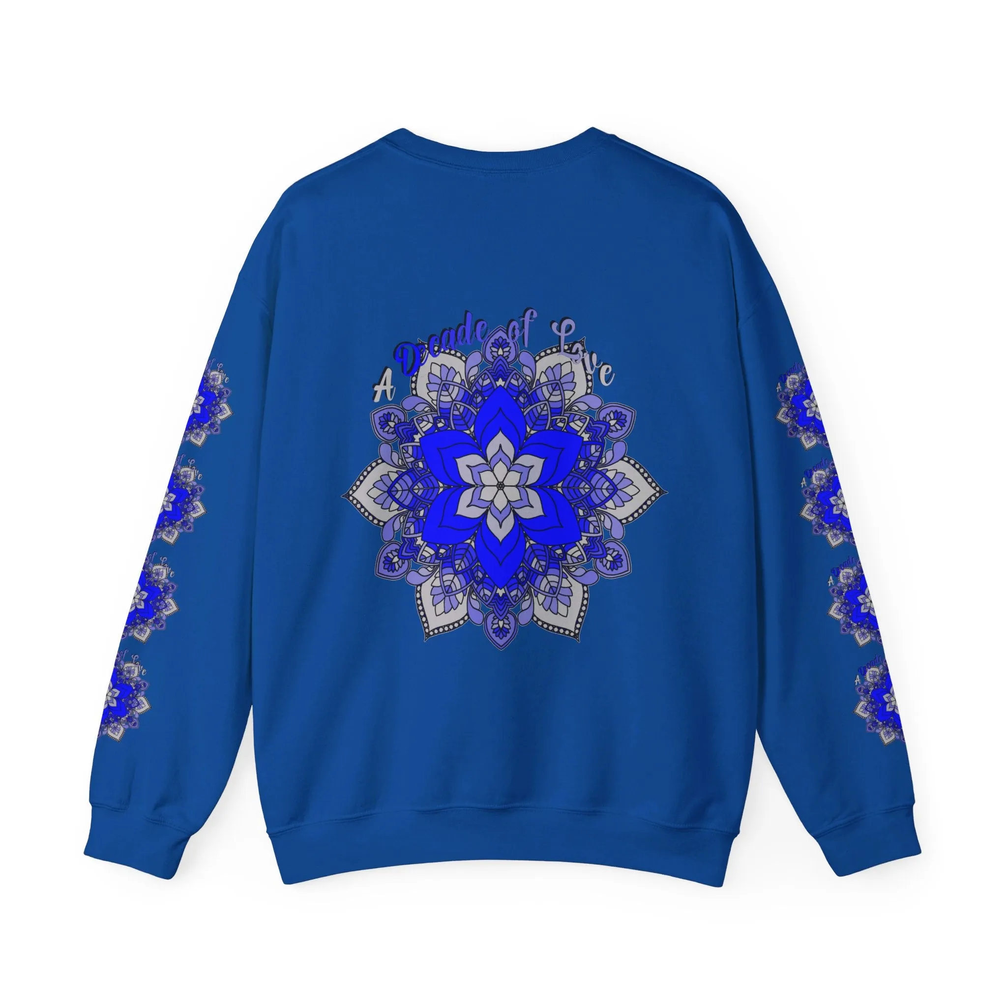 10th Anniversary Mandala Design Unisex Sweatshirt