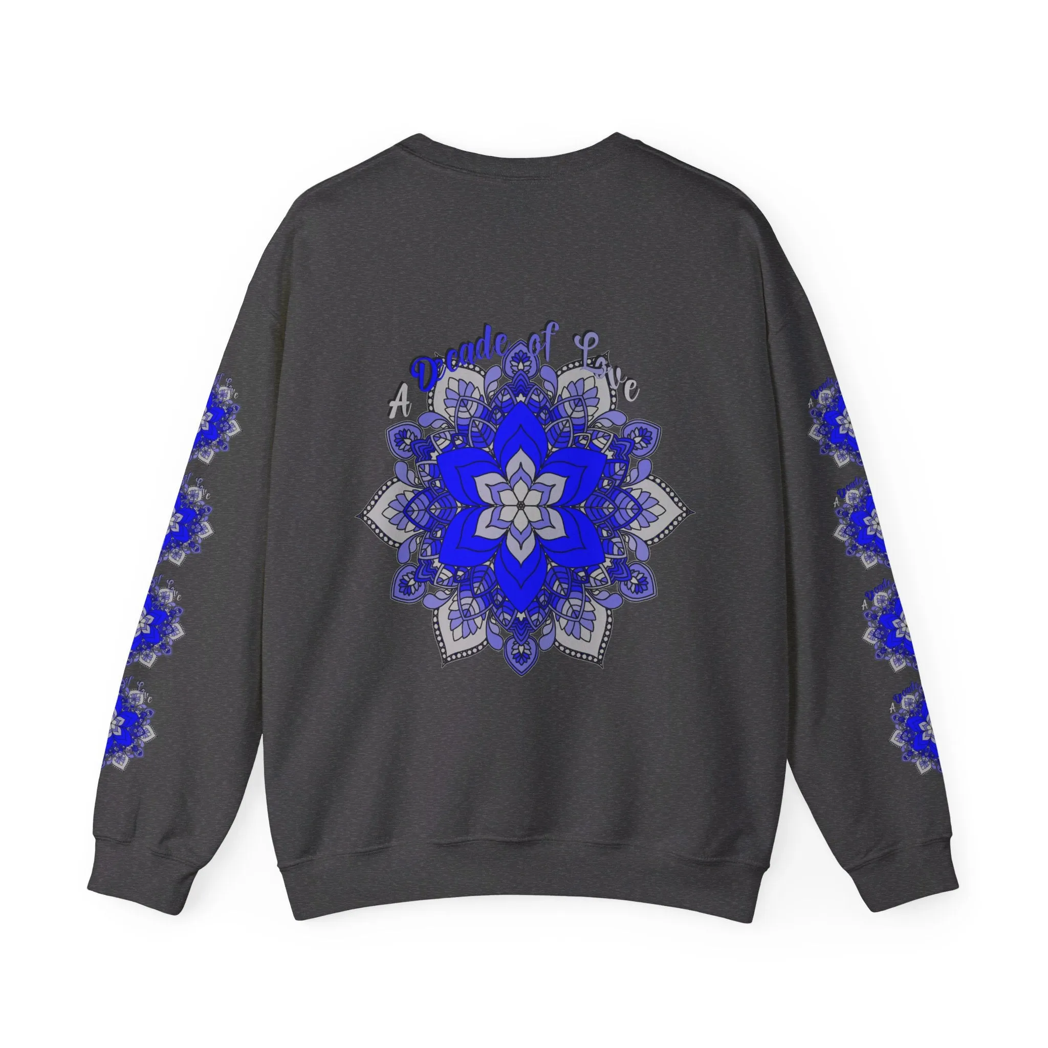 10th Anniversary Mandala Design Unisex Sweatshirt