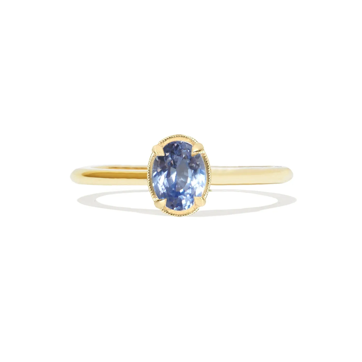 1.28 ctw Oval Cornflower Blue Sapphire