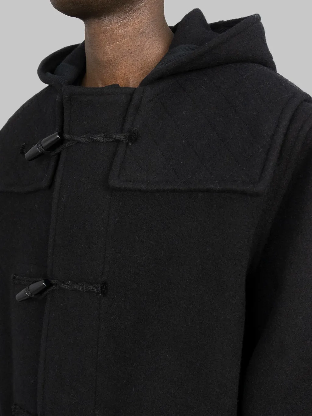 3sixteen x Gloverall Two-Tone Monty Duffle Coat