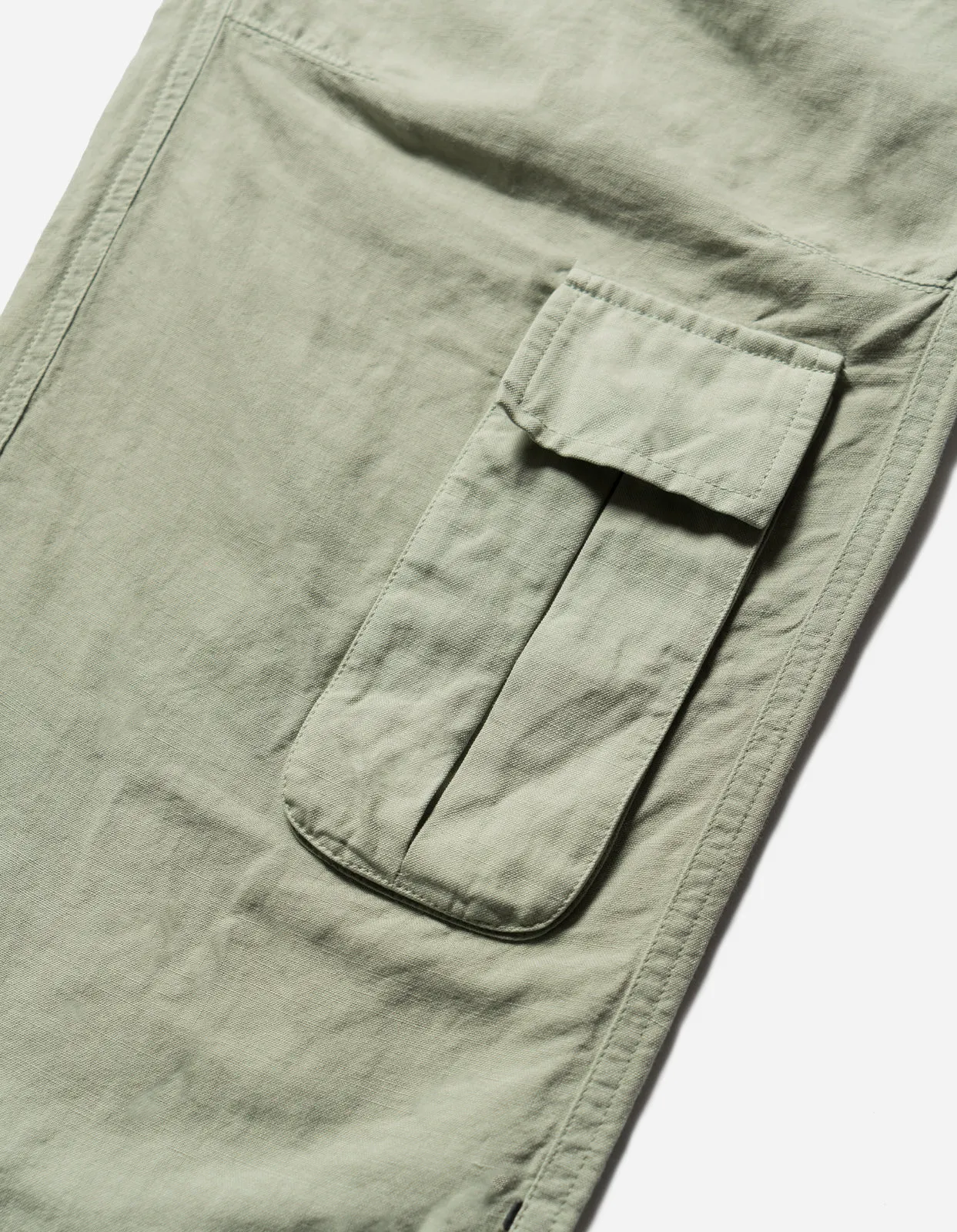 5213 Hemp Asym Cargo Track Pants Sage