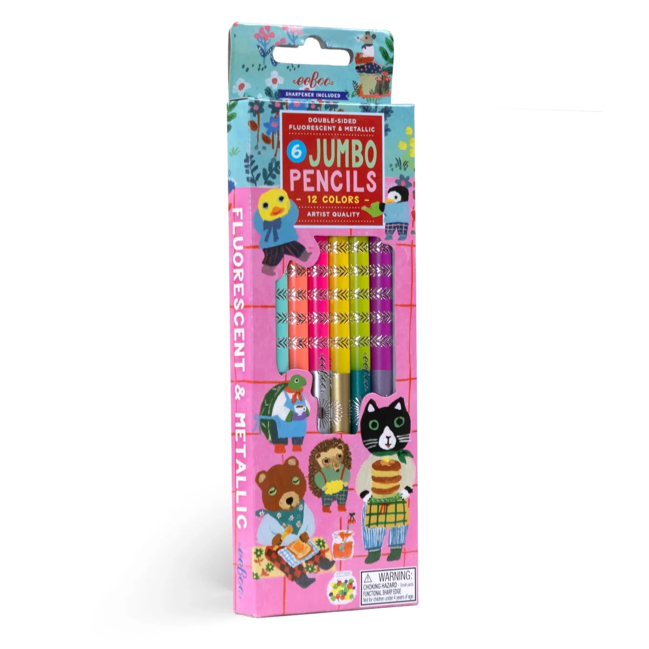 6 Jumbo Double-Sided Pencils | Sweet Celebrations