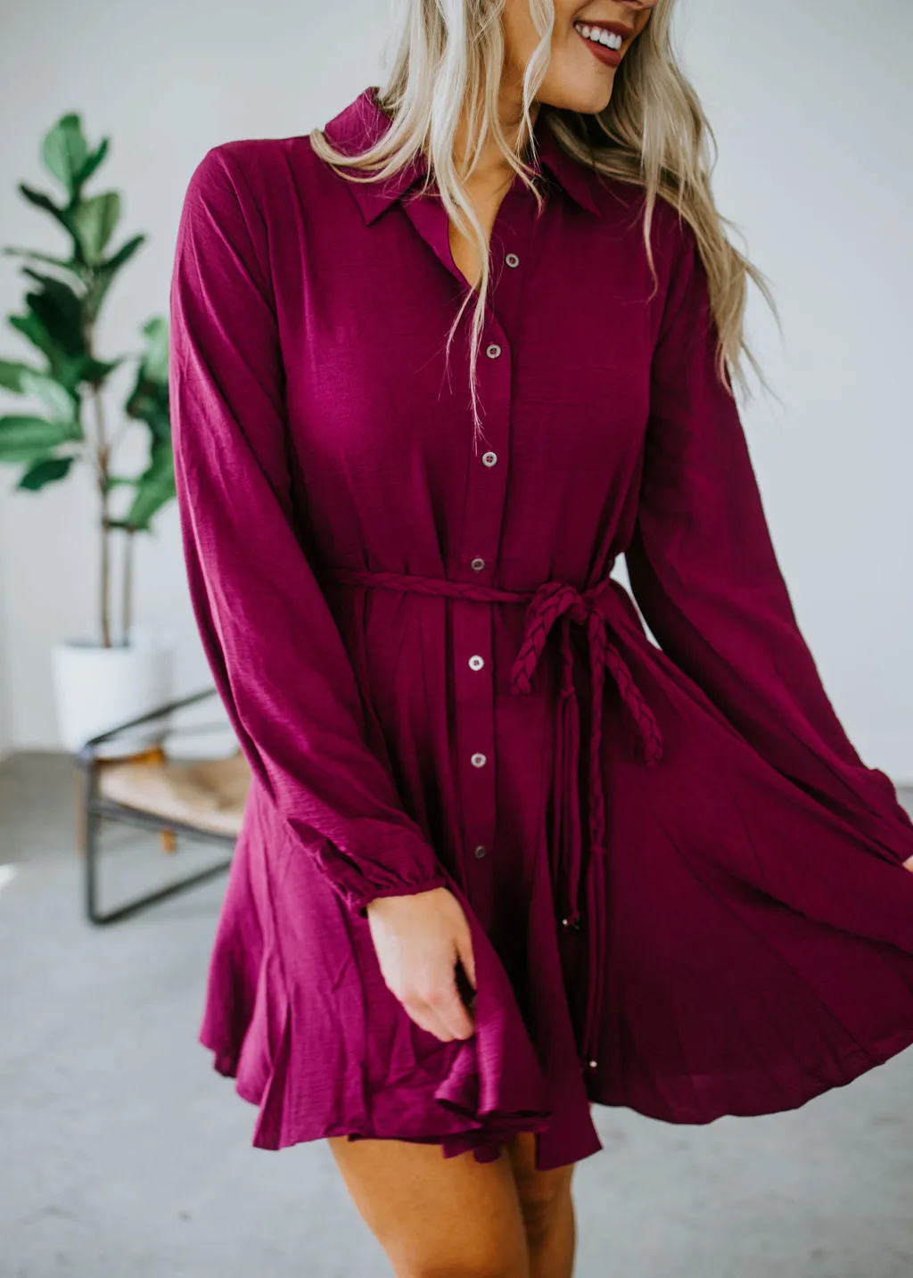 Alivia Button Down Dress