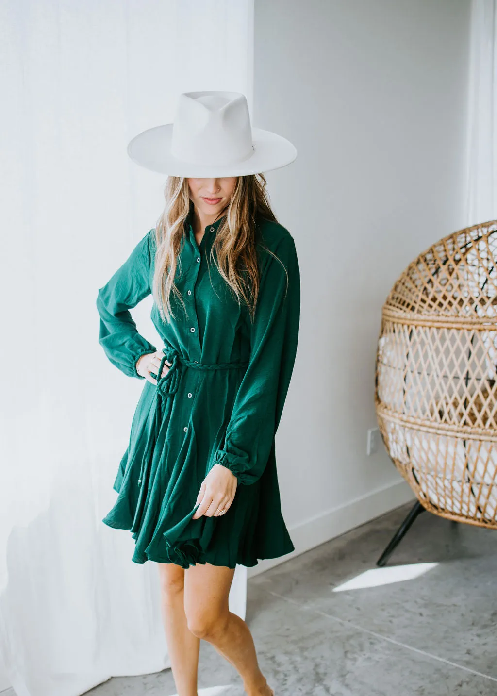 Alivia Button Down Dress