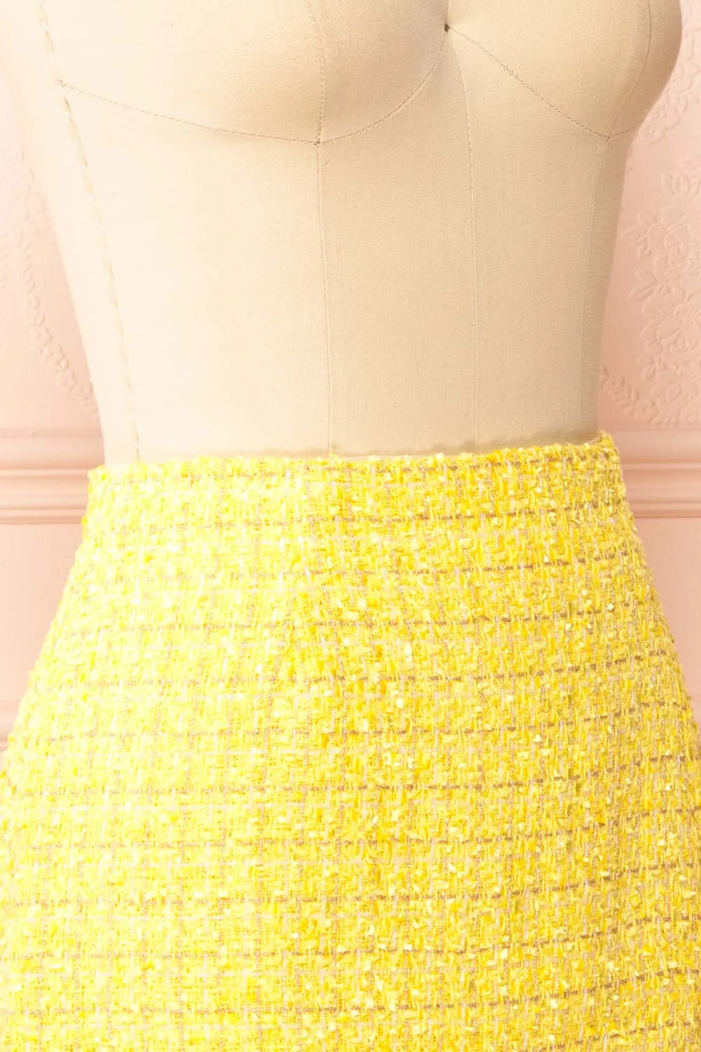 Aphros | Short A-Line Tweed Skirt