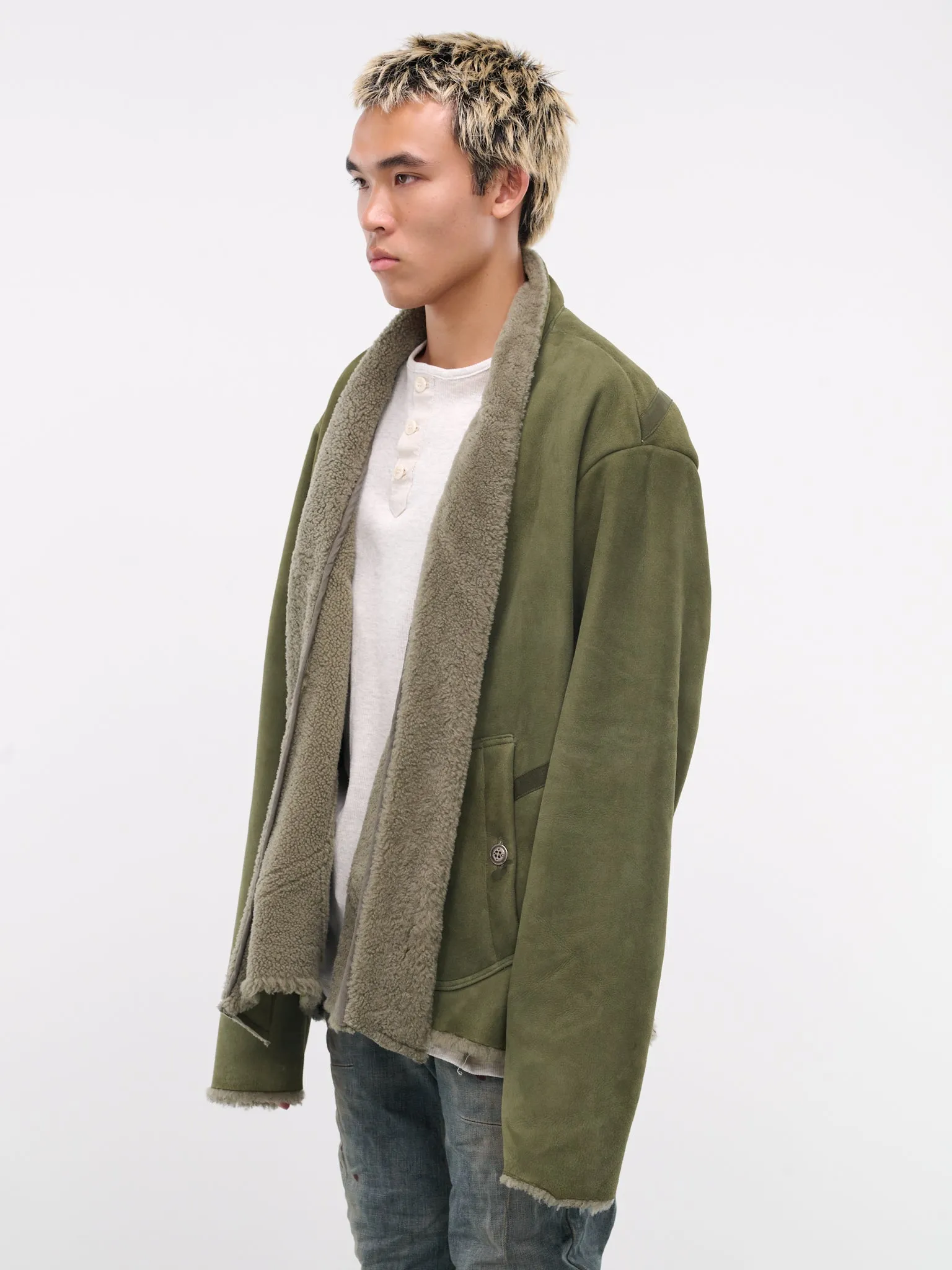 Army Shearling Jacket (JM019-ARMY)