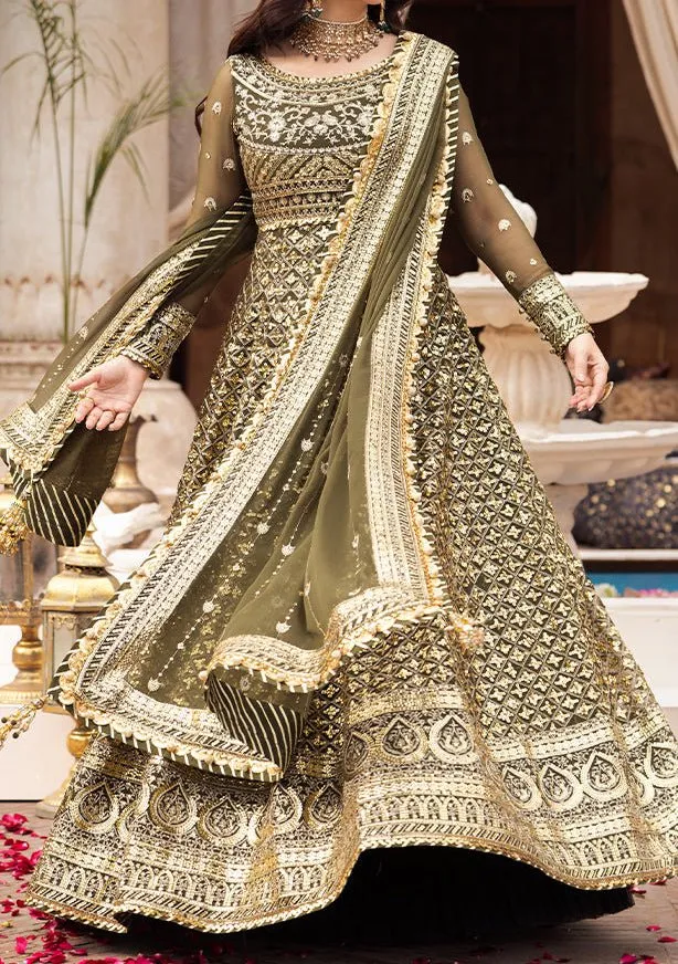 Asim Jofa Pakistani Luxury Chiffon Anarkali