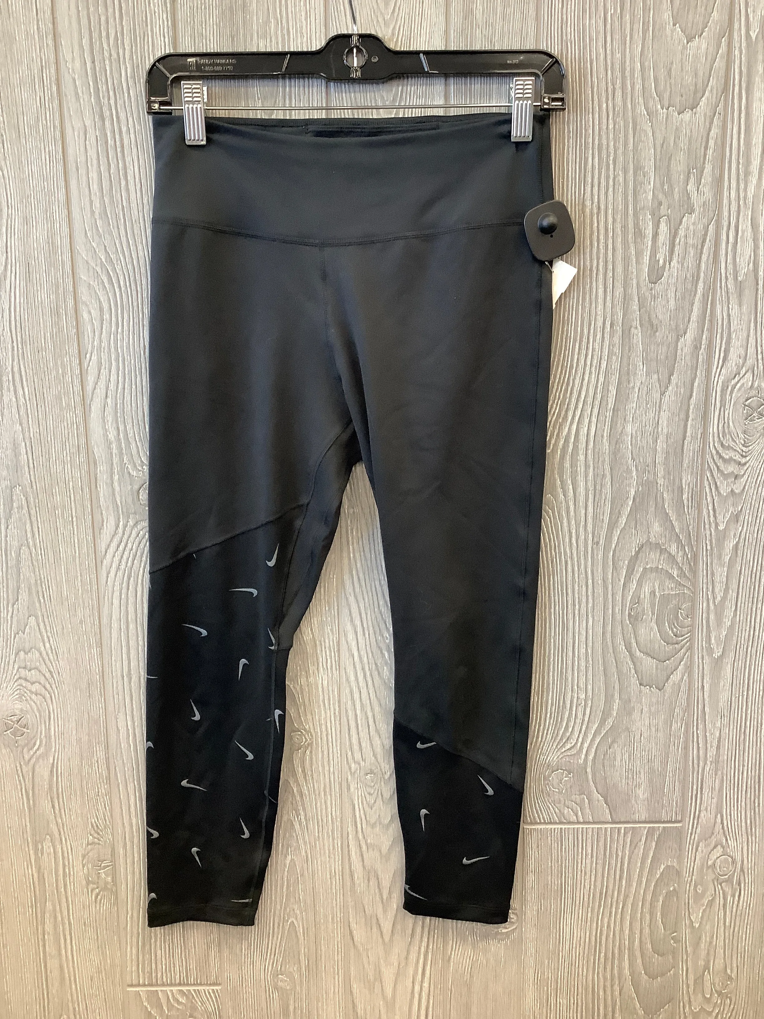 Athletic Leggings Capris By Nike Apparel In Black, Size: M