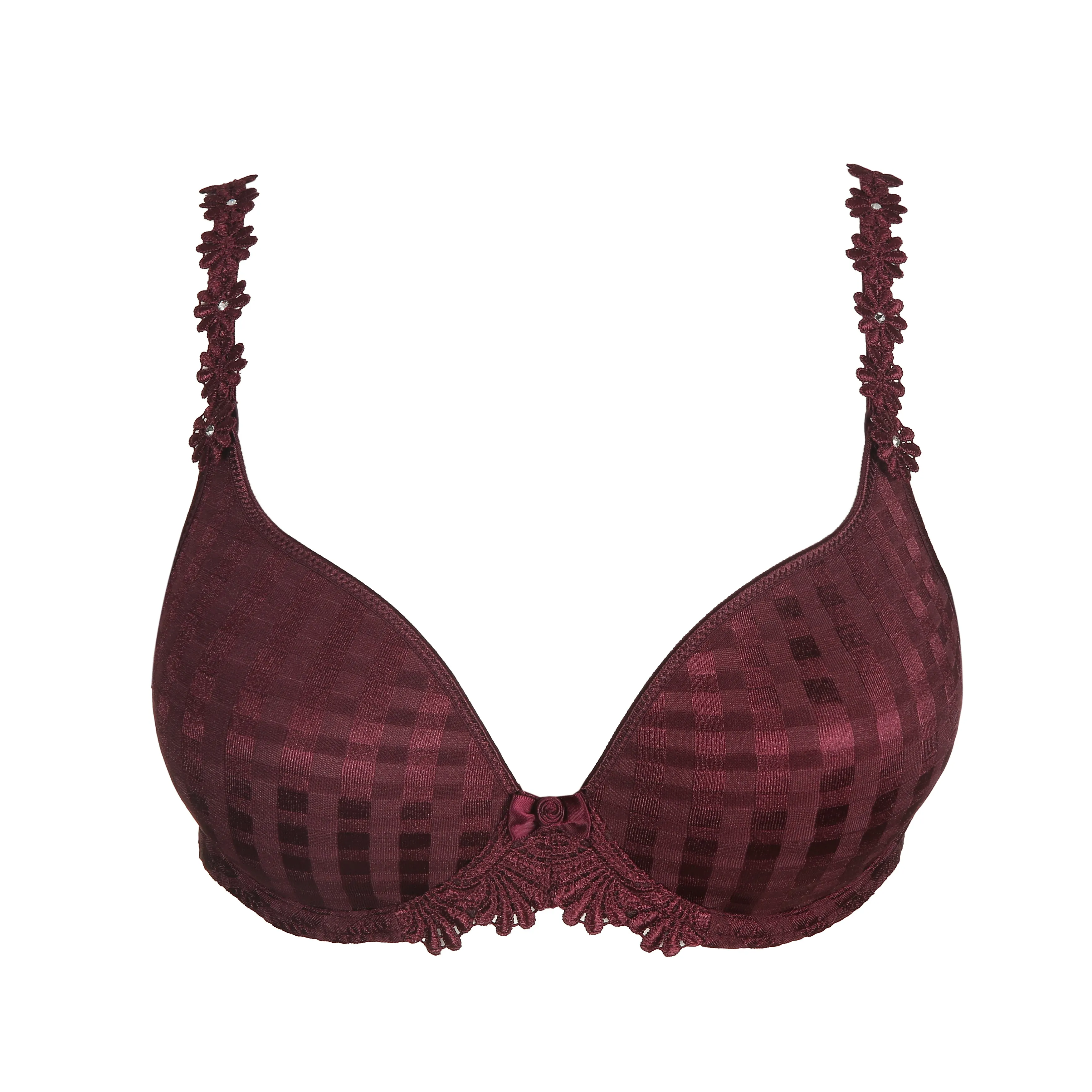 Avero Heart Shape Bra | Wine