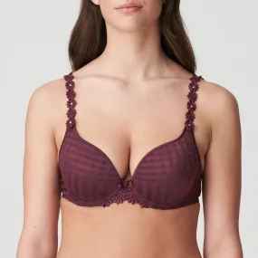 Avero Heart Shape Bra | Wine