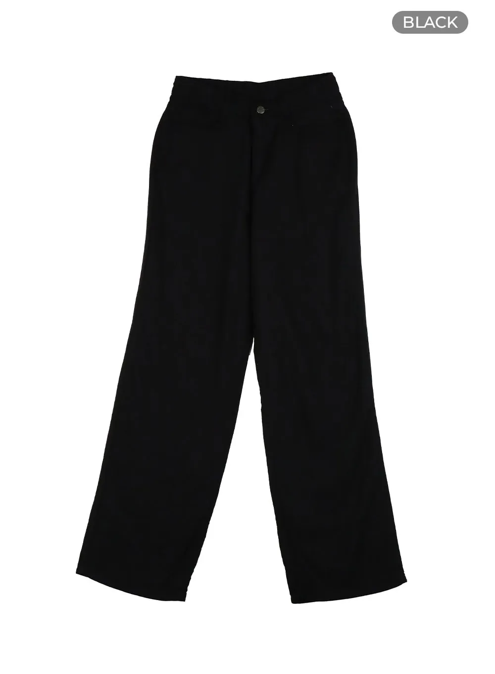 Basic Cotton Wide-Leg Pants OY409