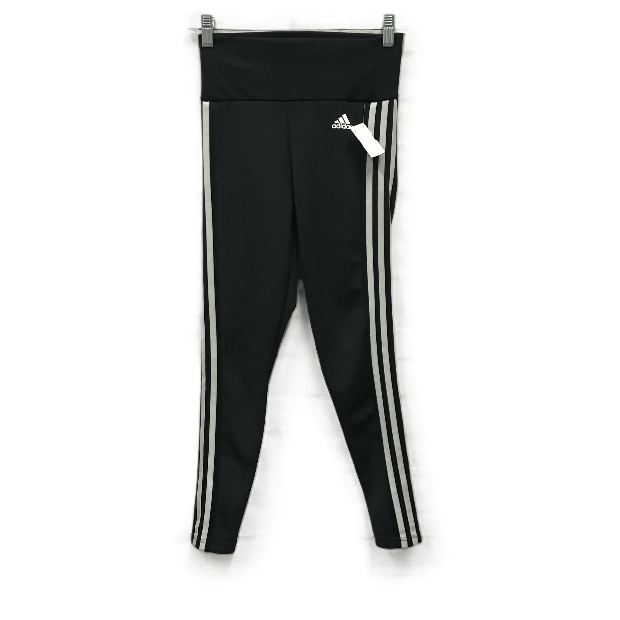 Black Athletic Leggings By Adidas, Size: Xs