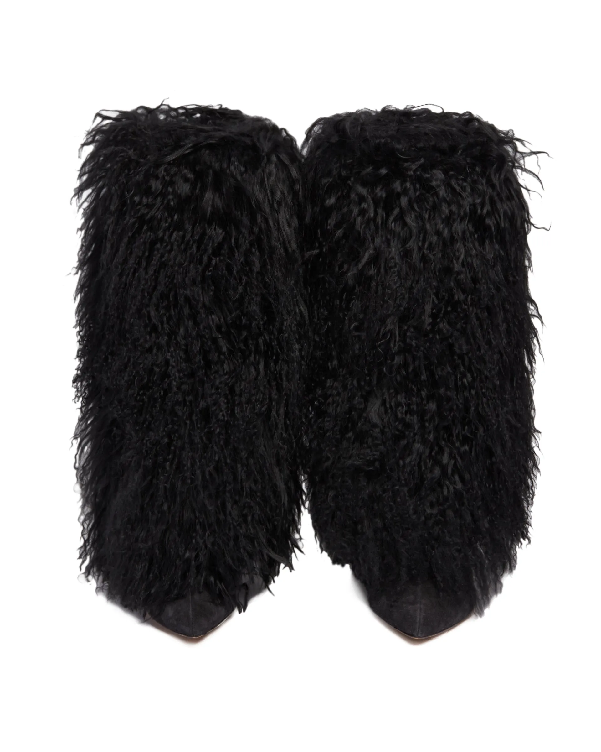 Black Fur Boots