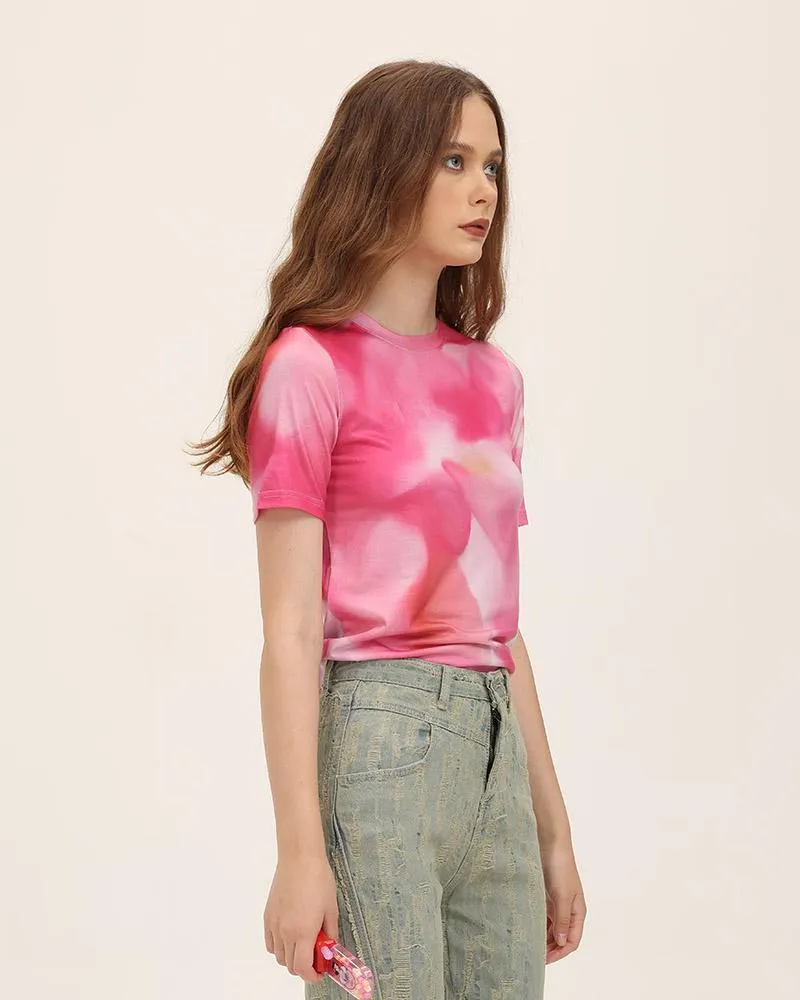 Blurry Rose Mist T-Shirt