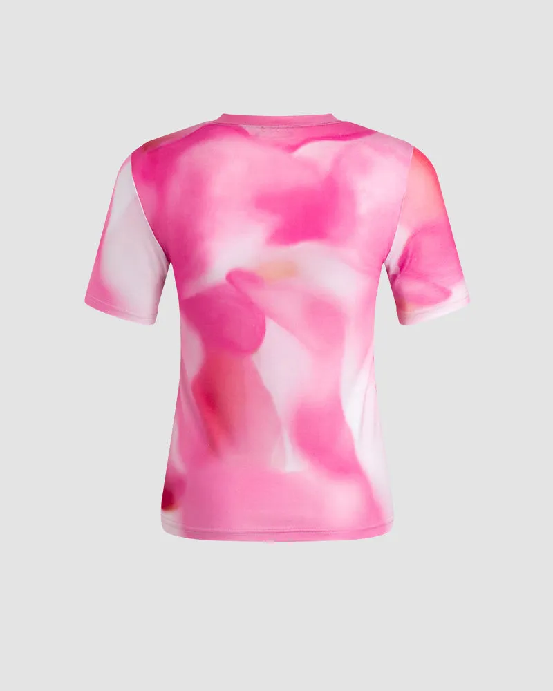 Blurry Rose Mist T-Shirt