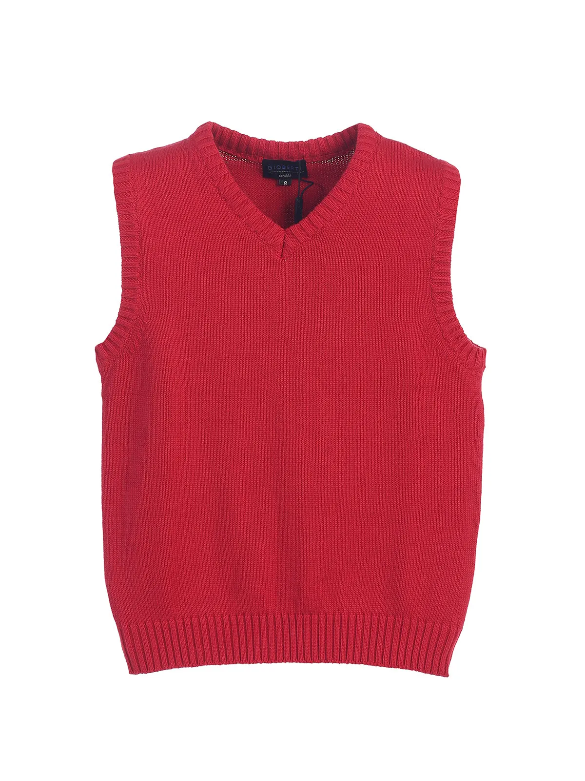 Boy's V-Neck Knitted Vest