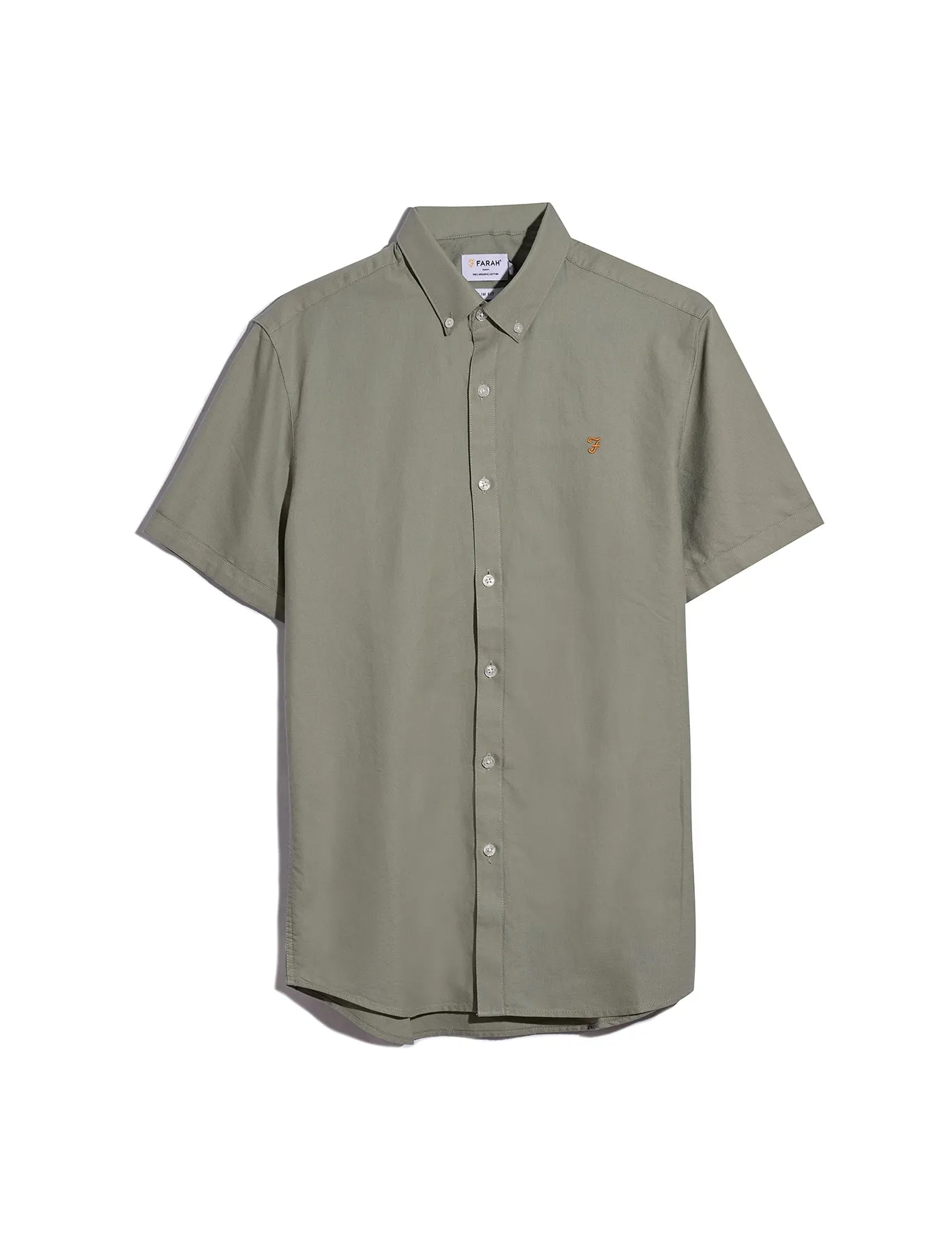 Brewer Short Sleeve Oxford Shirt In Balsam