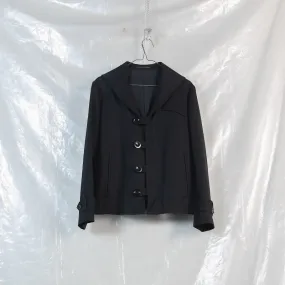 brushed cotton sailor jacket