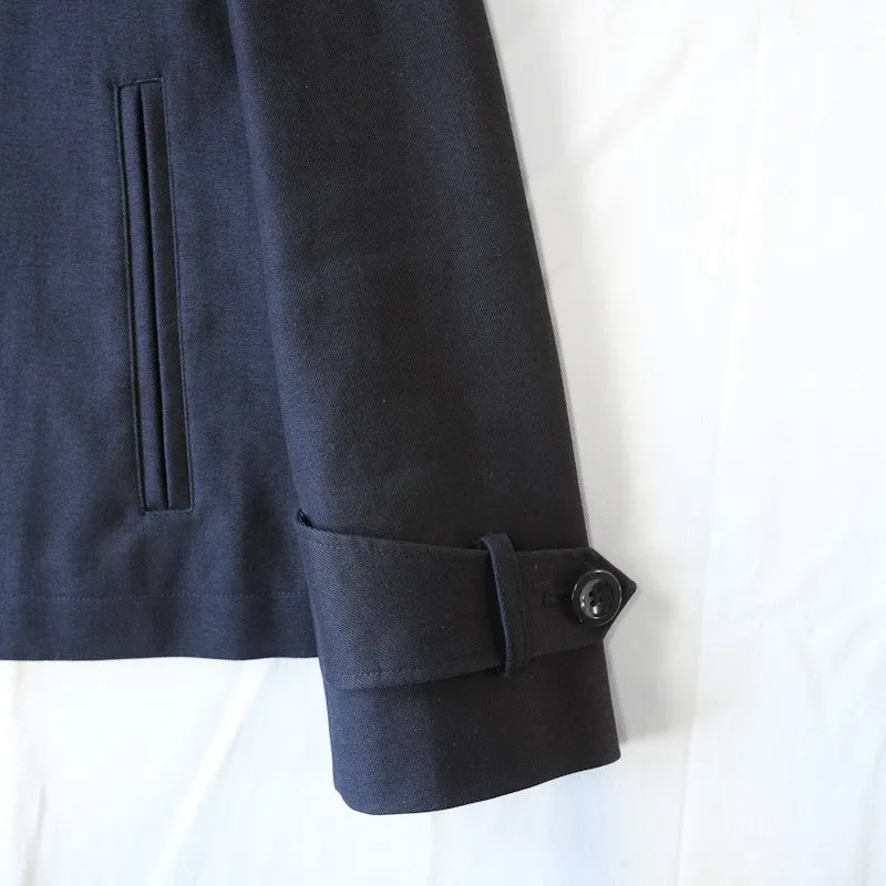 brushed cotton sailor jacket