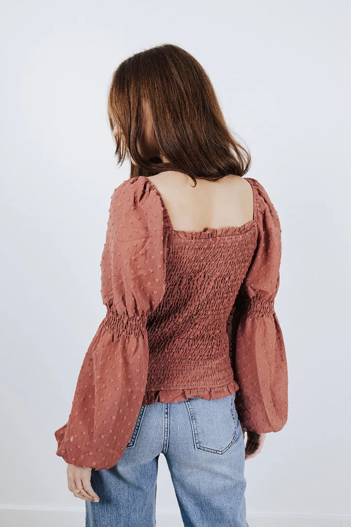 Bryn Smocked Top