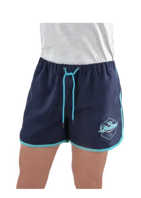 Bullzye Ladies Classic Boardshort - Navy/Aqua - B1S2301097