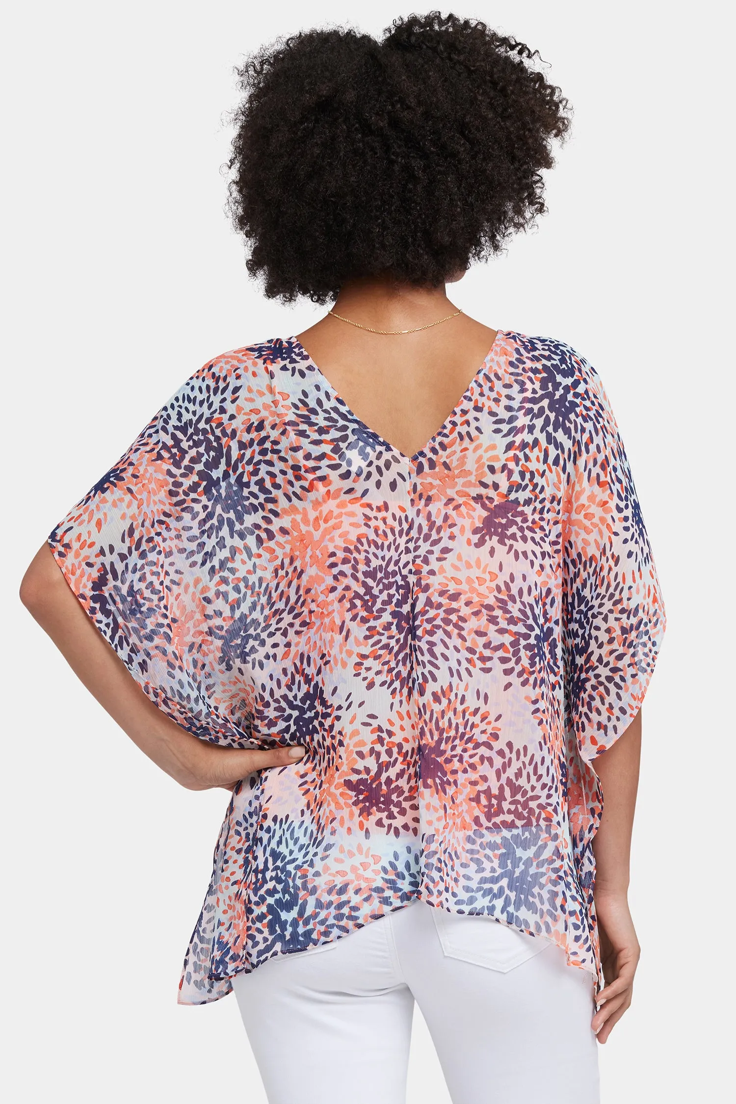 Chiffon Caftan Popover - Stargazer Desert Flower