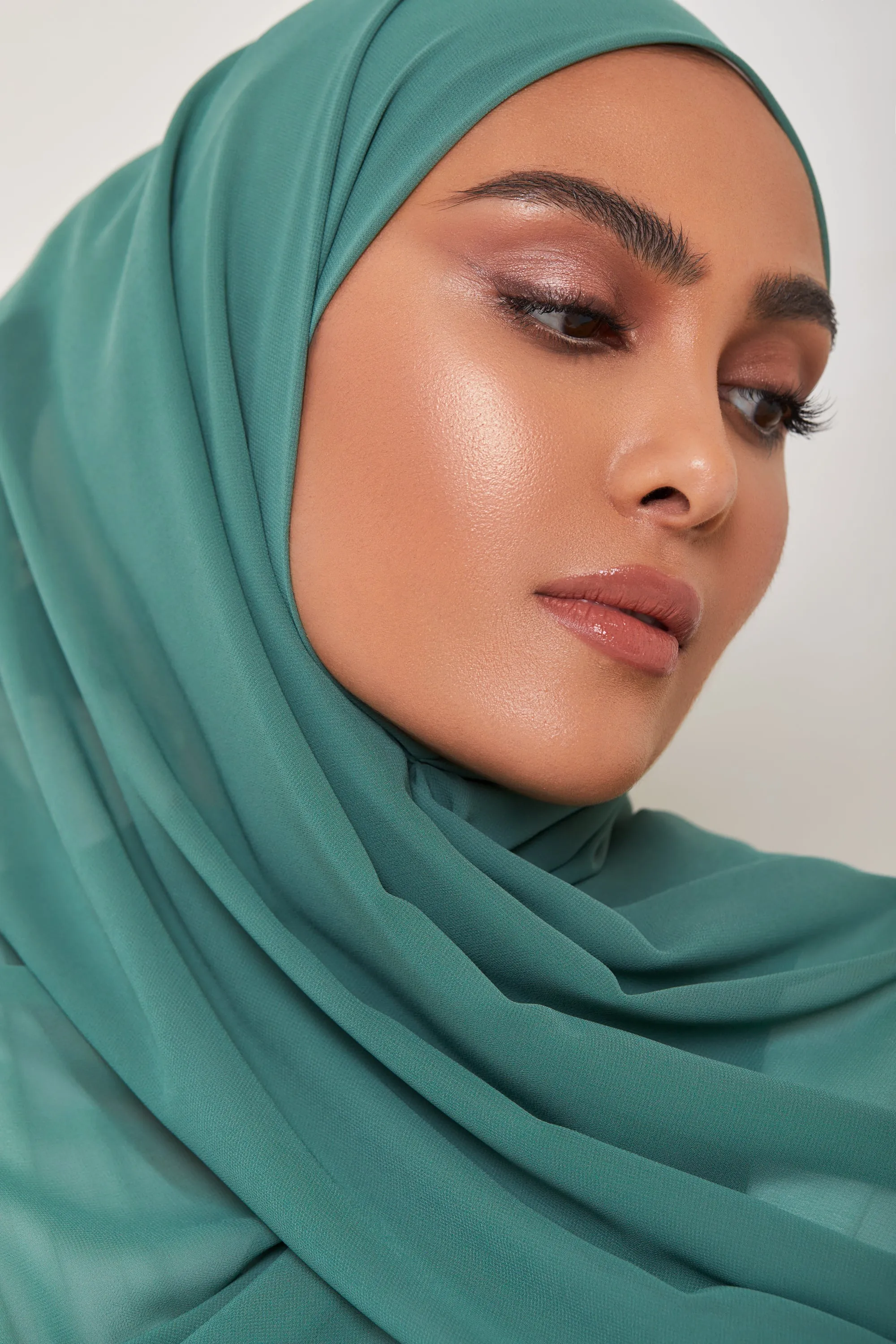 Chiffon LITE Hijab - Sea Foam