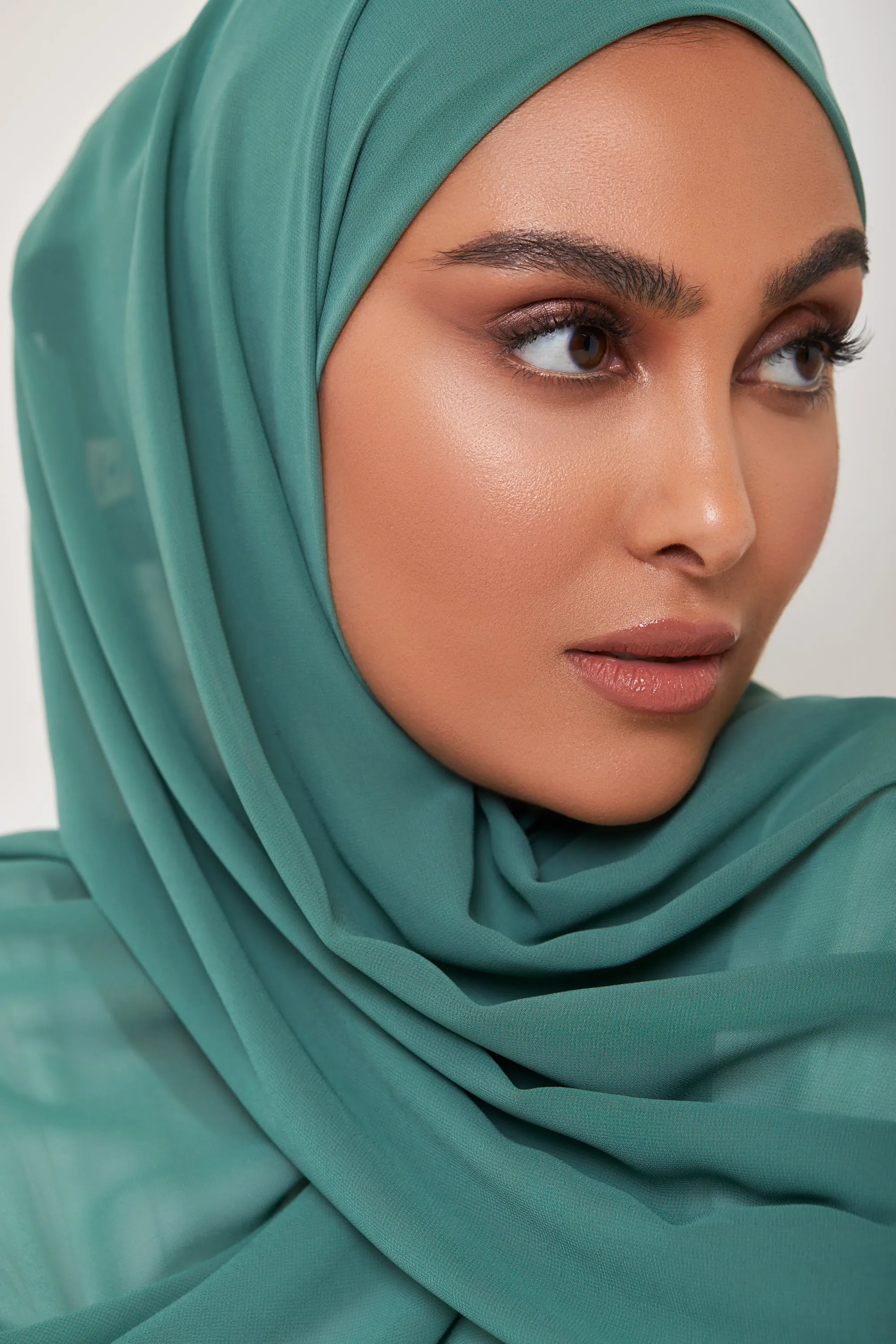 Chiffon LITE Hijab - Sea Foam