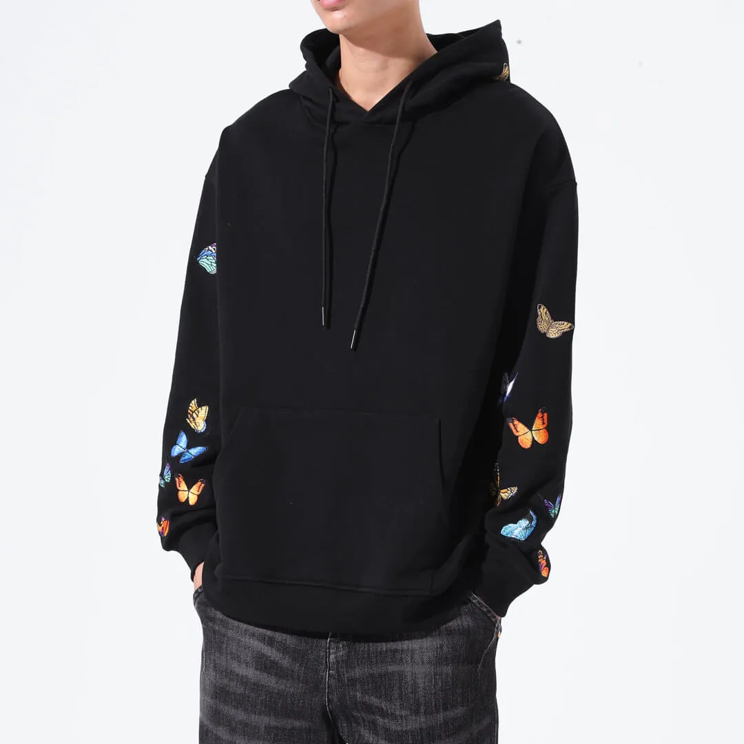 Cho Butterfly Embroidered Hoodie