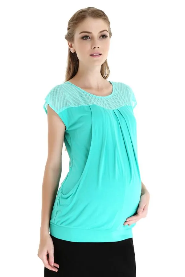 Claire Cap Sleeve Top Mint