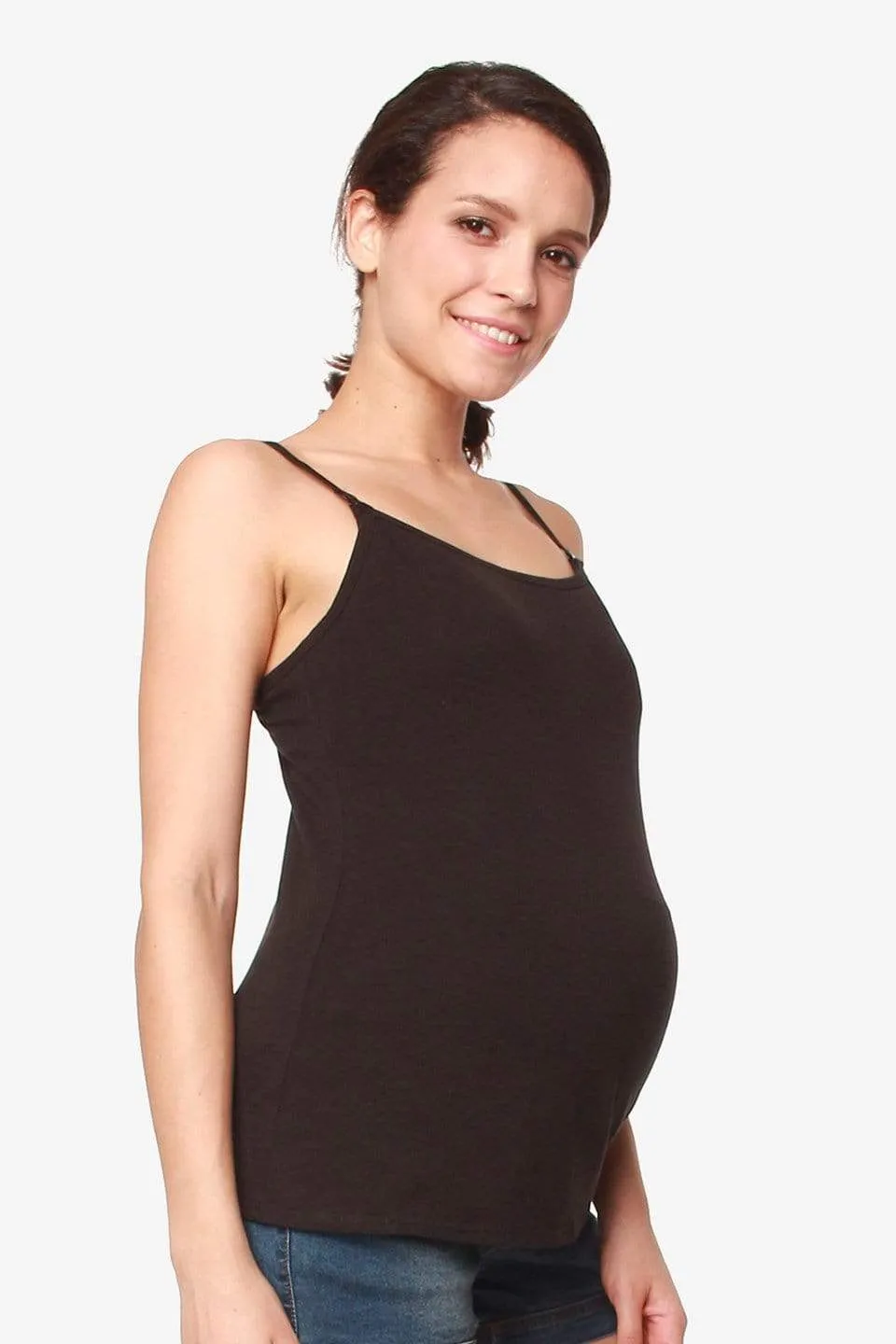 Coretta Nursing Camisole Black