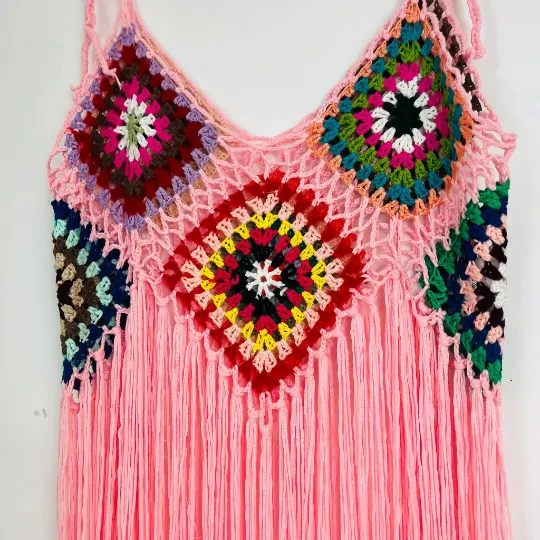 Crochet Cover up with Tassel