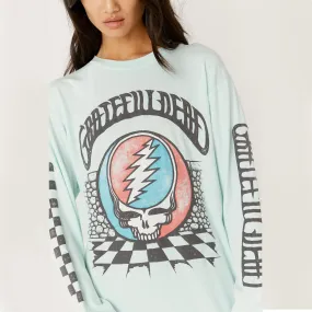 Daydreamer Grateful Dead Checkered Oversized Longsleeve