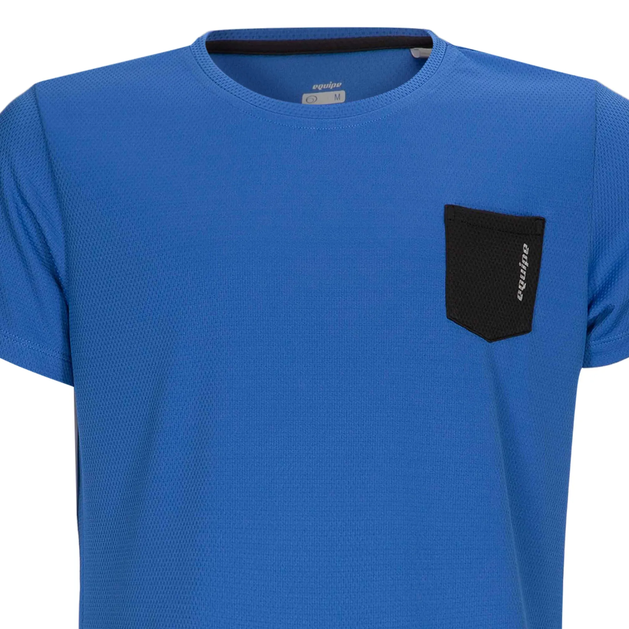 Equipe Men's Classic Blue Round Neck Tee