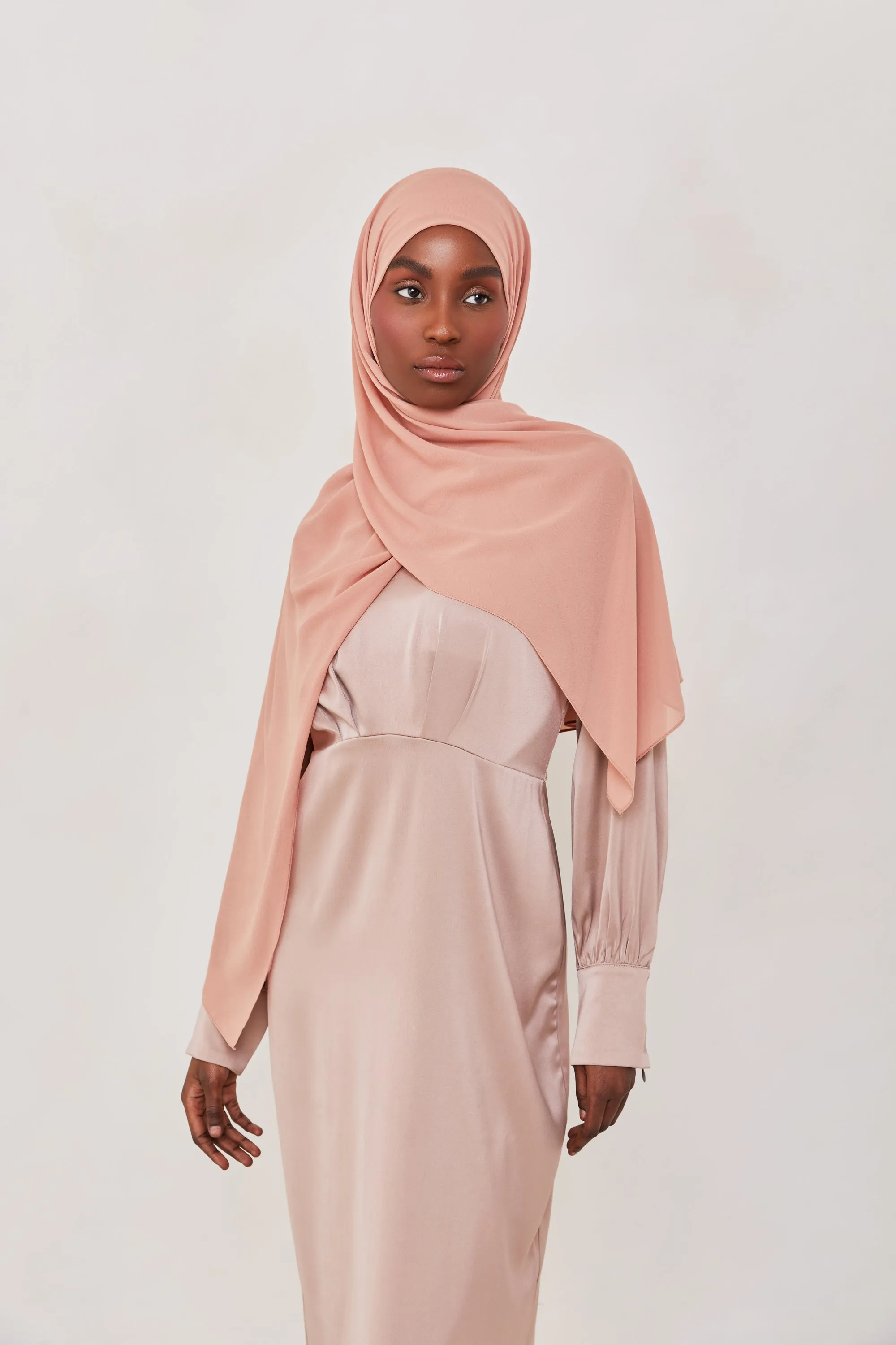 Essential Chiffon Hijab - Rose Taupe