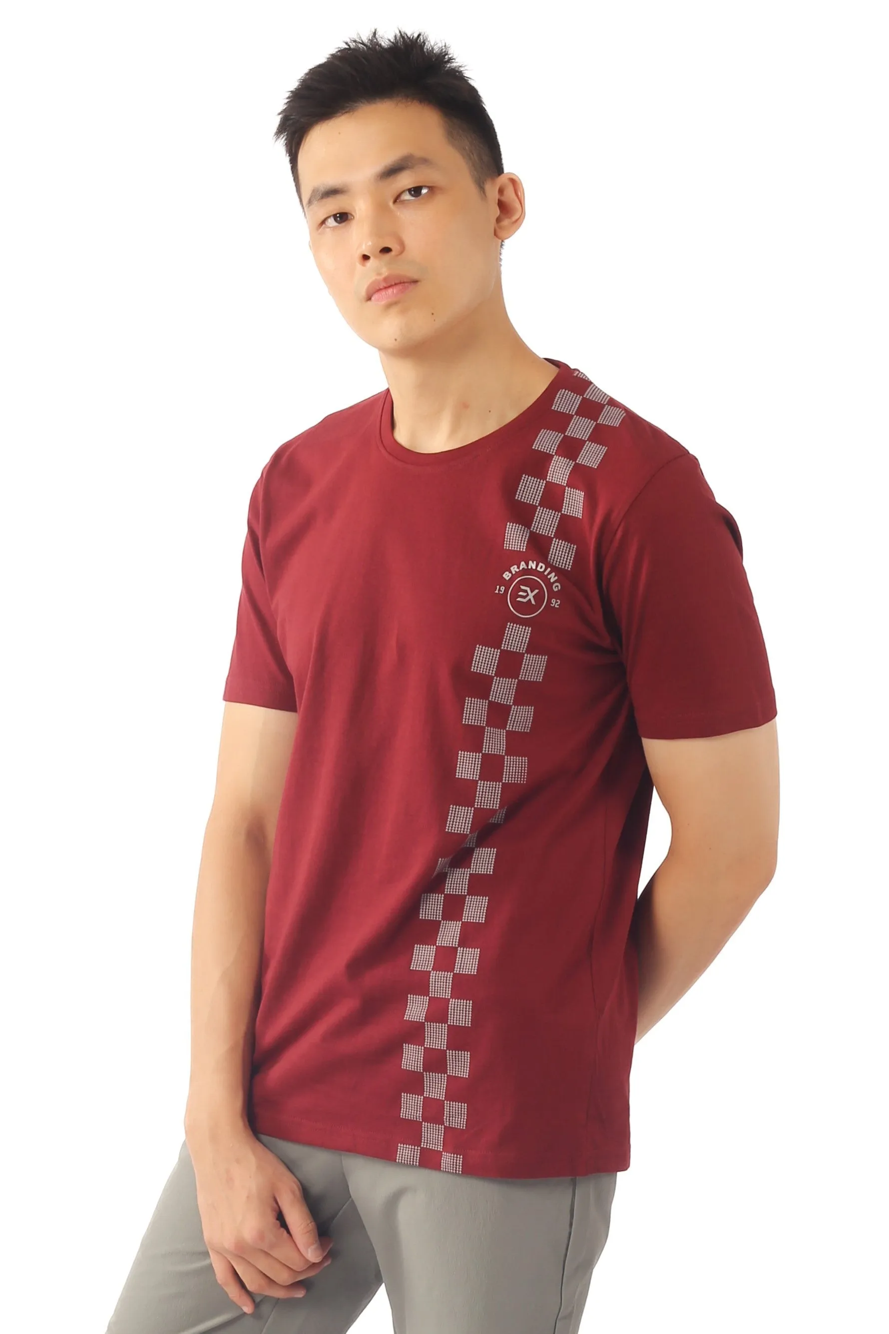 EXHAUST ROUND NECK T SHIRT [FREE CUT] 1671