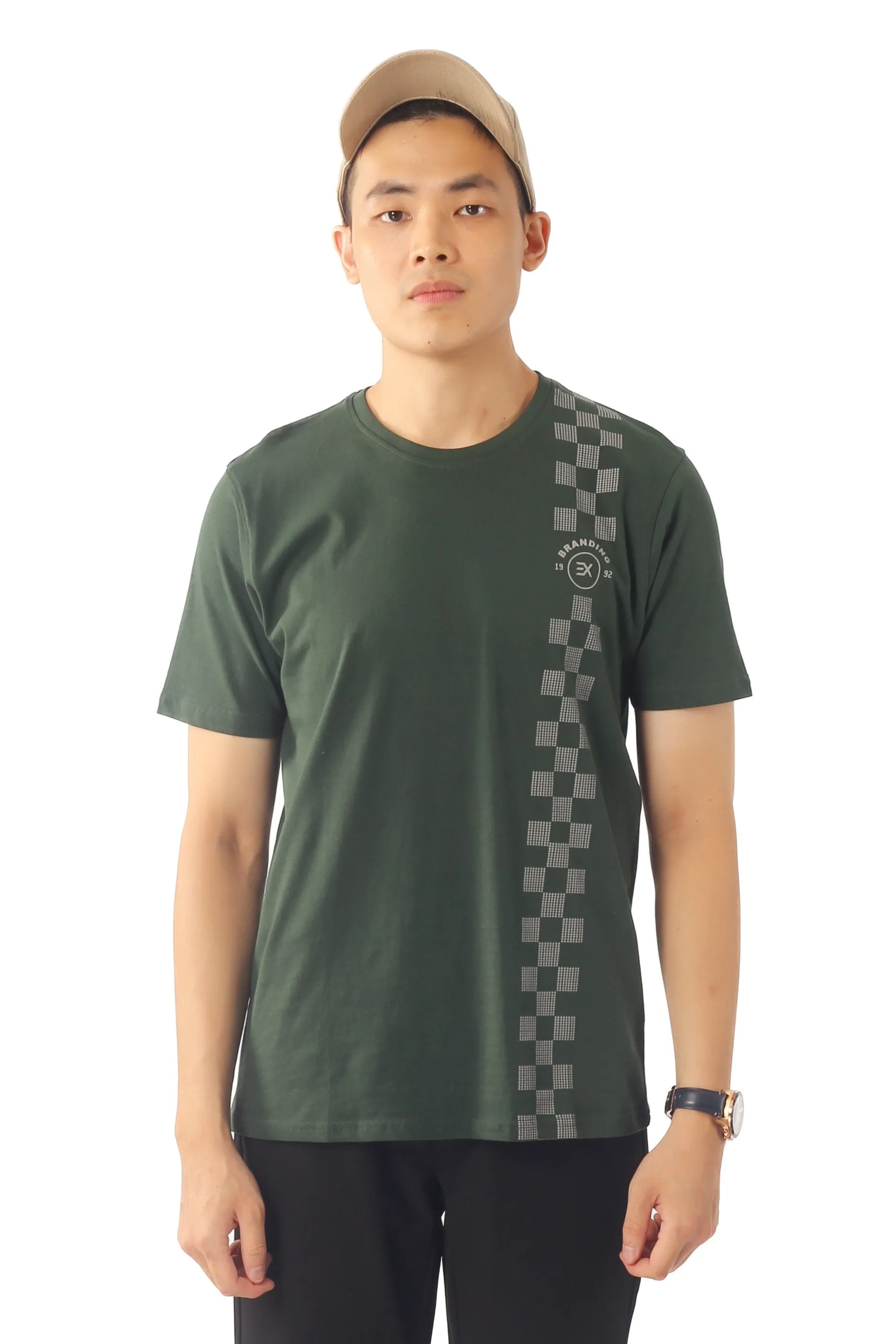 EXHAUST ROUND NECK T SHIRT [FREE CUT] 1671