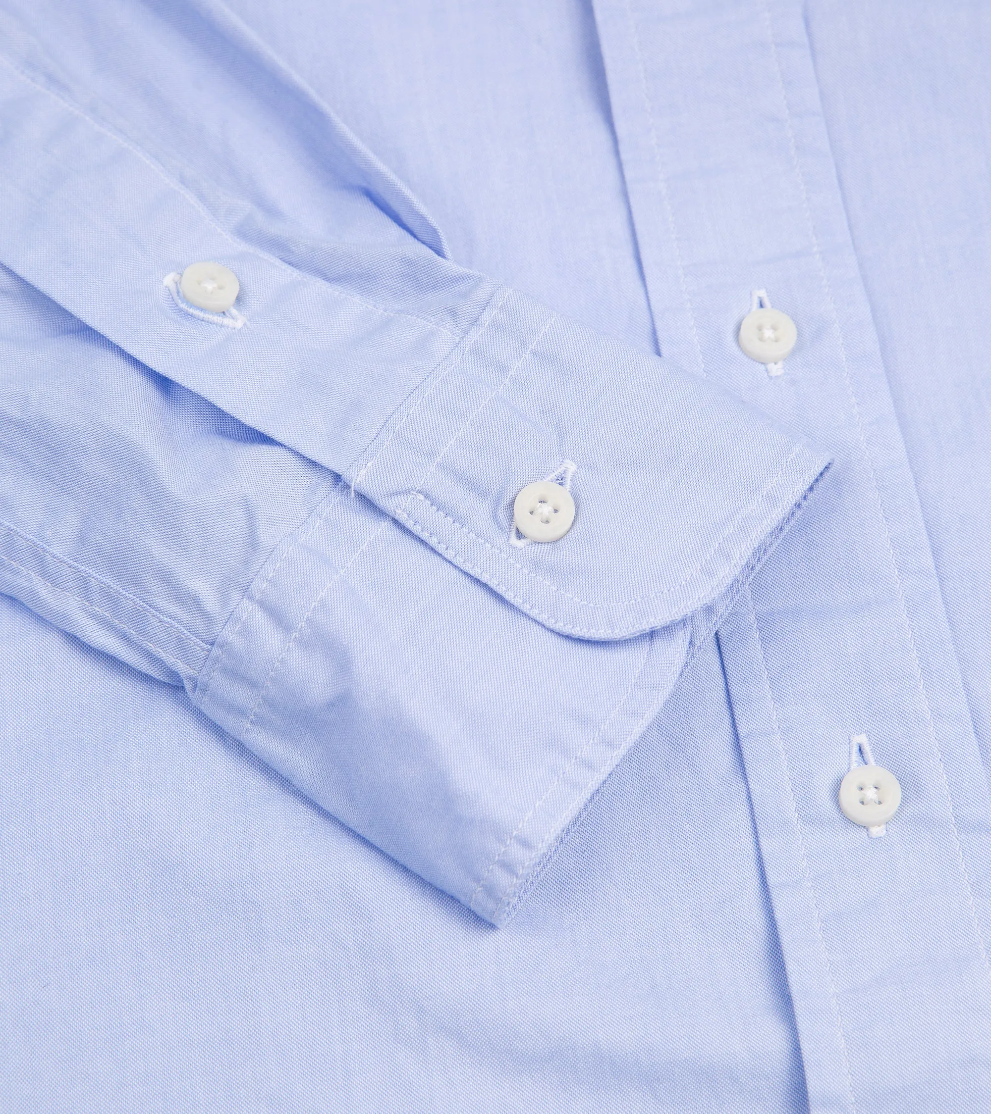 Gitman Vintage Zephyr Cotton Shirt: Blue