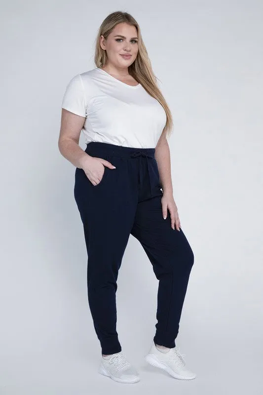 HI Curvy Plus Size Women Drawstring Jogger