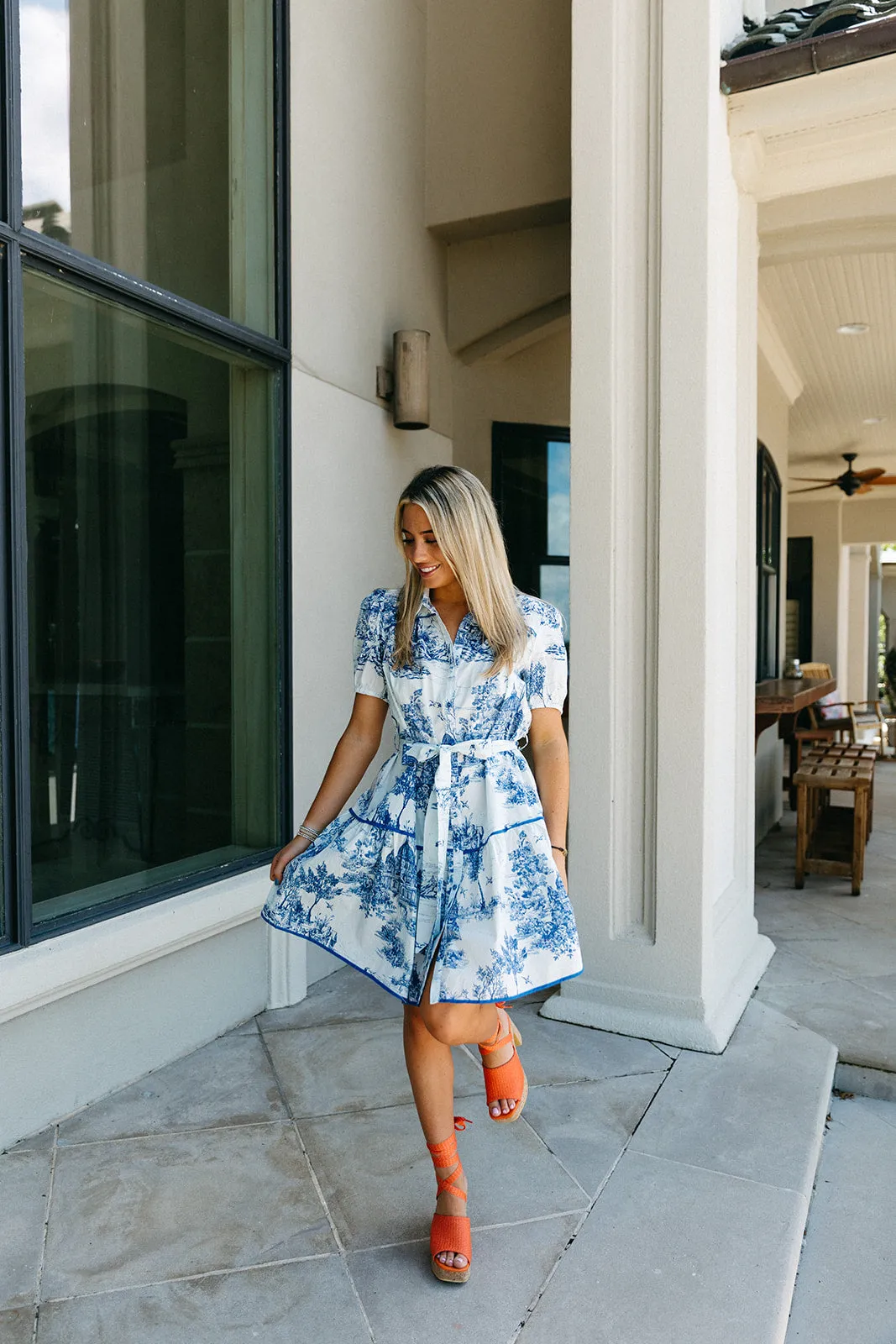 Hope Mini Dress - Blue