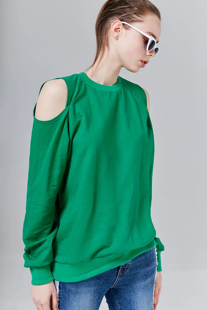 Jackie Cutout Shoulder Sweatshirt