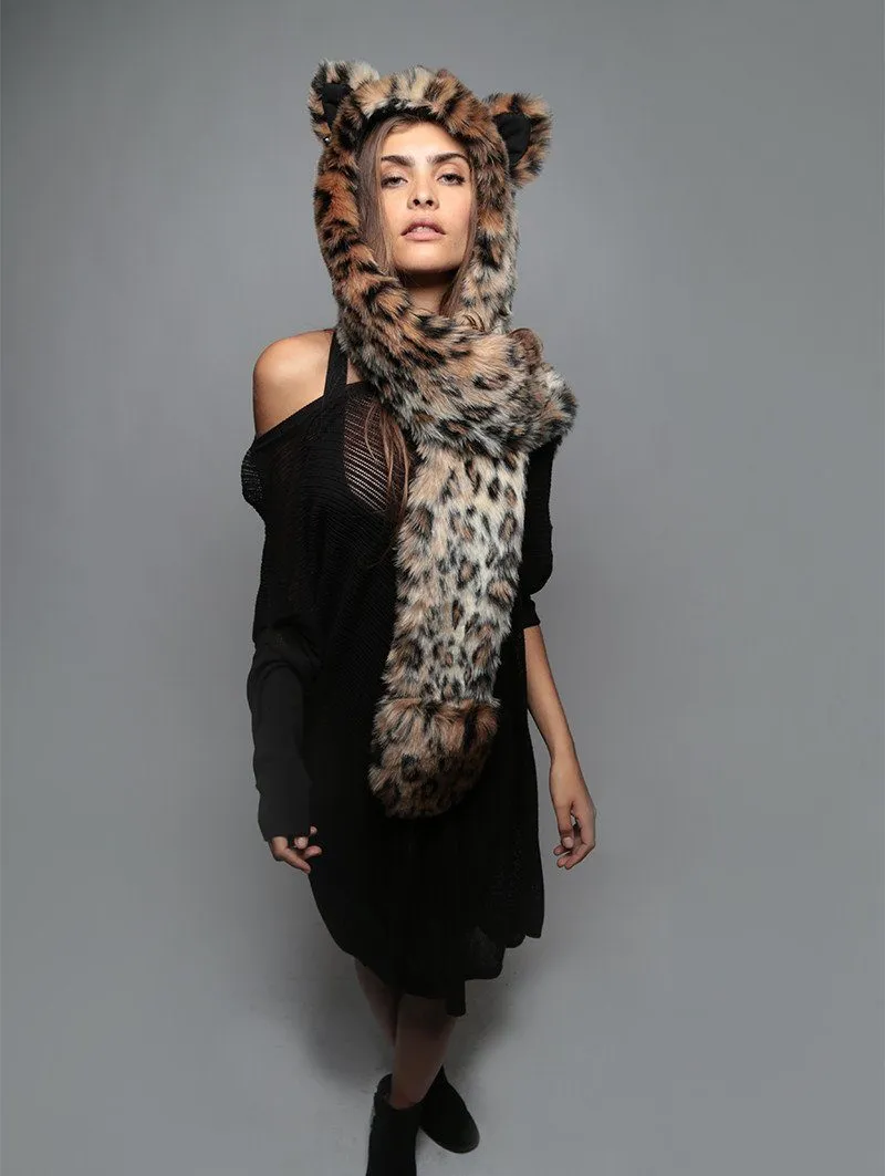 Leopard Faux Fur Hood | Women's